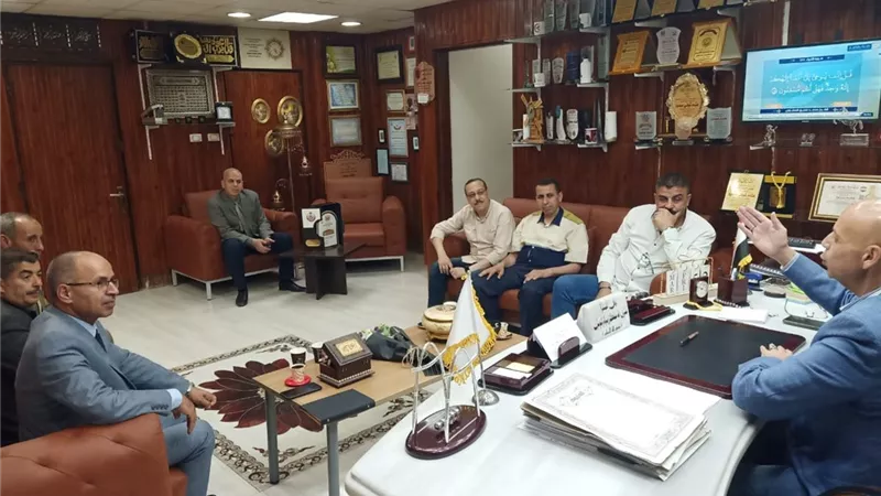 وكيل وزارة الصحة بالشرقية يستقبل وكيل وزارة المالية