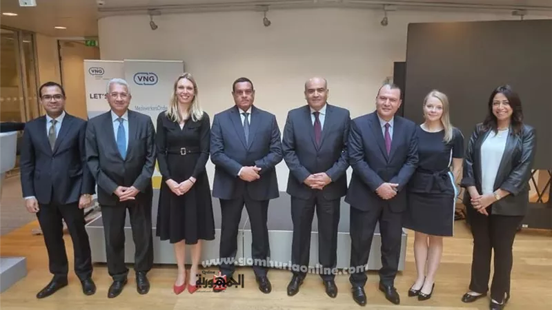 هشام أمنة يبحث الاستفادة من الخبرات الهولندية في دعم اللامركزية