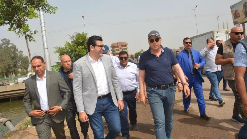 تفاصيل زيارة وزير الري لترعة ابو الاخضر بالشرقية..صور