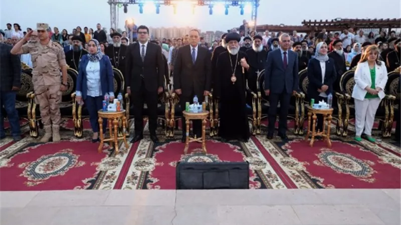 محافظ الشرقية يشهد إحتفالية ذكري دخول العائلة المقدسة