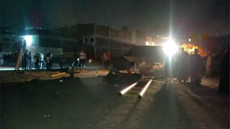 إزالة ملعب كرة قدم بمدينة القرين لاقامته بدون ترخيص