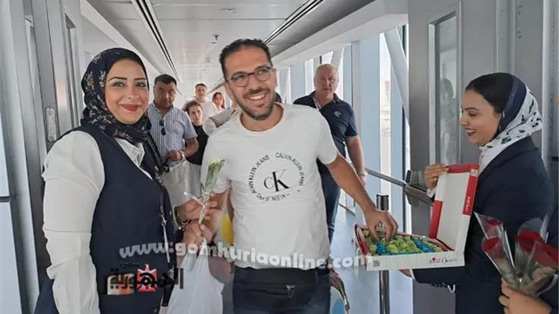 مطار الغردقة الدولي يستقبل أولى الرحلات من مطار طنقشد بأوزبكستان