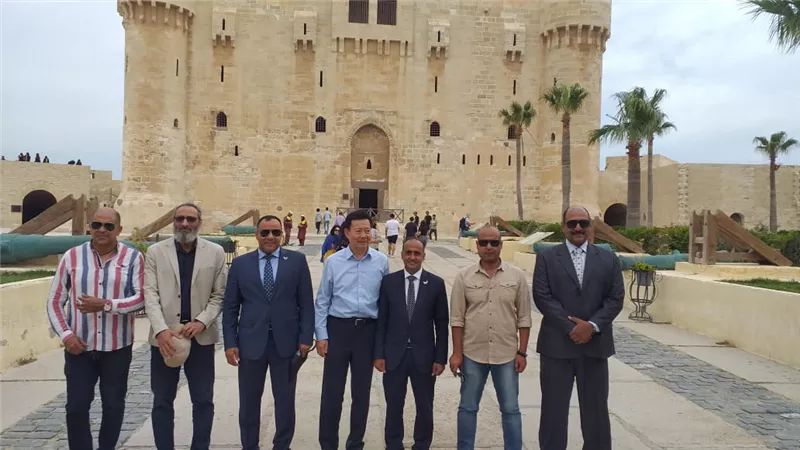 نائب وزير الثقافة الصيني يزور قلعة قايتباي