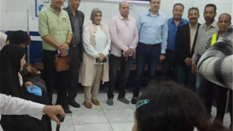 قافلة طبية من حزب مستقبل وطن لأهالى سيدى بشر قبلى