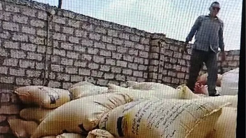 ضبط34طن قمح قبل تهريبه وبيعه بالسوق السوداء بفاقوس