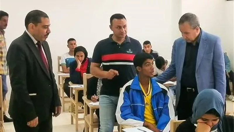الشرقاوي يتفقد أعمال امتحانات الفصل الدراسي الثاني