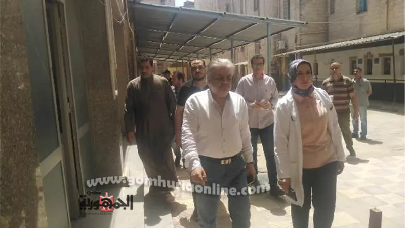 مكين بمستشفى دكرنس عقب حريقها