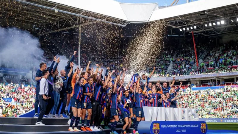 برشلونة بطلاً لدوري أبطال أوروبا للسيدات .. شاهد ملخص المباراة