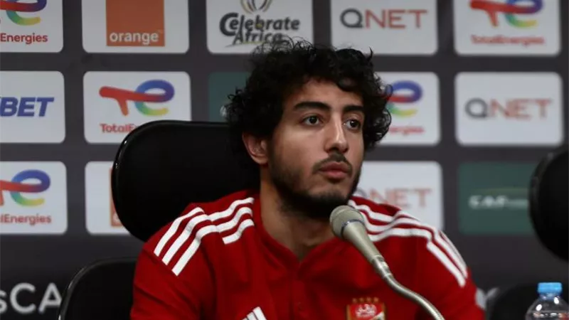 ننتظركم غداً.. رسالة محمد هاني لجمهور الأهلي قبل مواجهة الوداد