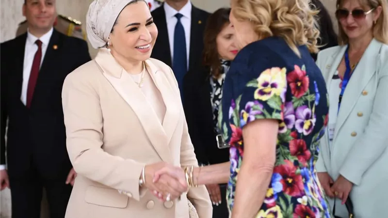 Bnn :جيل بايدن تعرب عن امتنانها للترحيب الحار في مصر