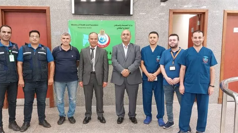 مدير الصحة بجنوب سيناء يتفقد الحجر الصحي بمطار شرم الشيخ