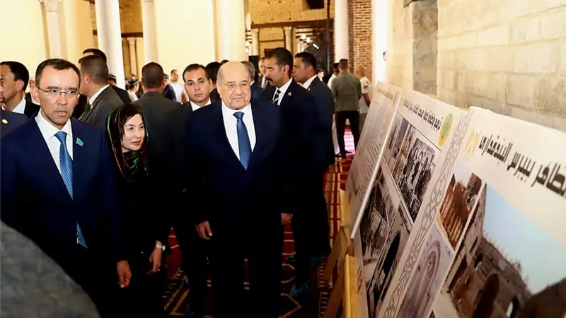 رئيس مجلس الشيوخ يتفقد مسجد الظاهر بيبرس