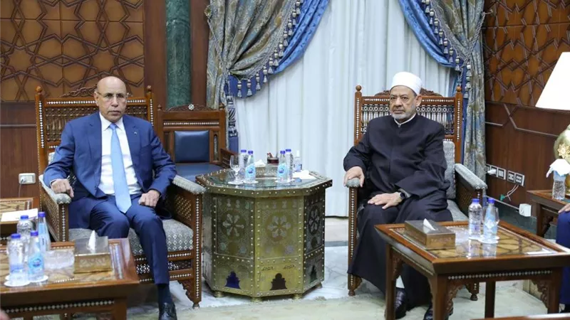 الطيب للرئيس الموريتاني:الغرب يستهدف السيطرة على خيرات قارتنا