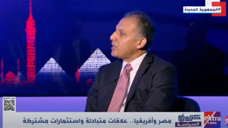 فرحات: القارة الأفريقية أصبحت تستحوذ على مساحة مهمة من حركة الدولة المصرية