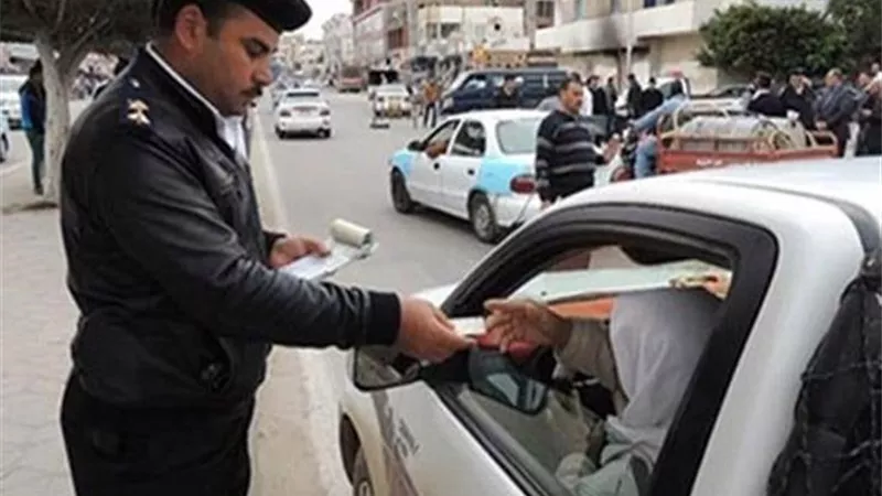 تحرير 2052 مخالفة عدم تركيب الملصق الإلكتروني خلال 24 ساعة