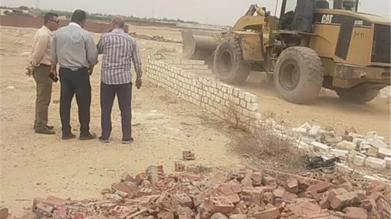 إزالة 49 حالة تعدي على 8 آلاف متر مباني و5 أفدنة بالشرقية