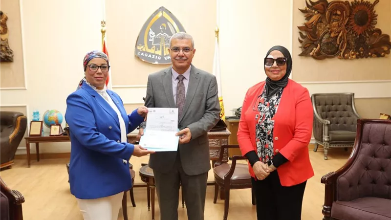 صفاء صالح وكيلًا للتربية الرياضية بنات بجامعة الزقازيق