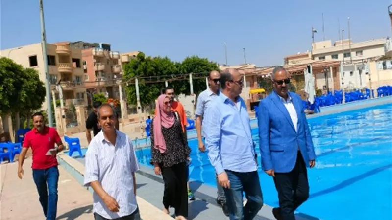 الصبروط يتفقد الاعمال الانشائية في مركز التنمية الشبابية بالعبور