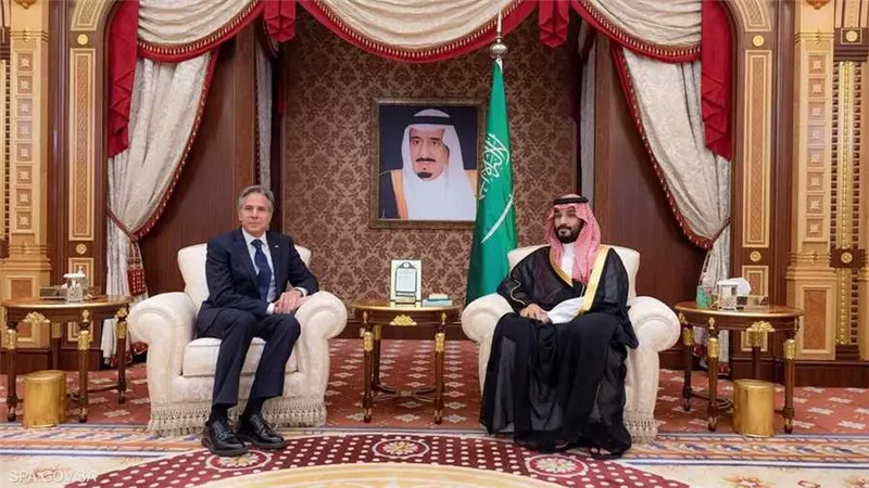 محمد بن سلمان وبلينكن يناقشان الأوضاع الإقليمية والدولية