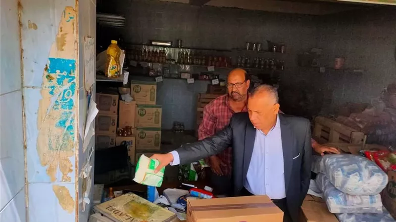 تحرير 4 محاضر خلال حملة تموينية بمركز مطاي بالمنيا