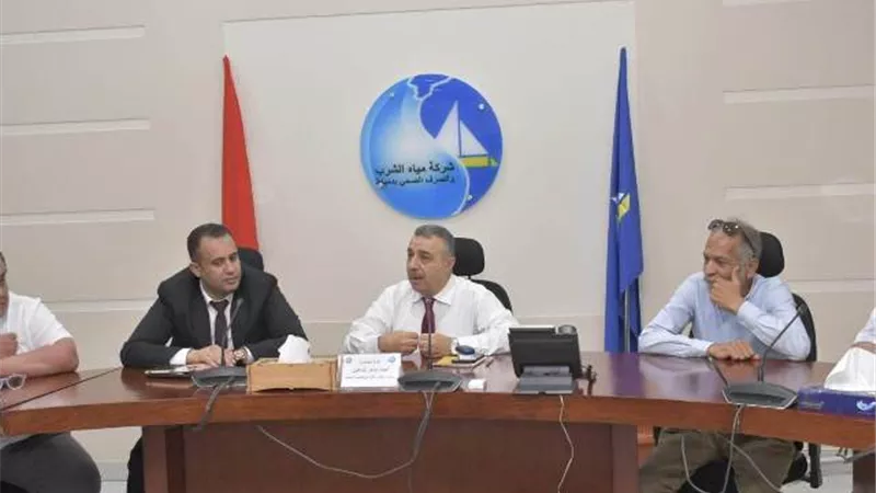 تعاون مشترك بين شركة المياه وجهاز تعمير دمياط الجديدة