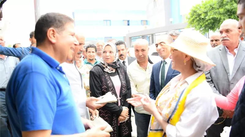 وزيرة البيئة تتفقد قرية أبو دومة بمحافظة سوهاج