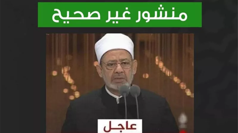 المركزالإعلامي ينفي تصريحًا للإمام الأكبر عن عدم جواز الخلع