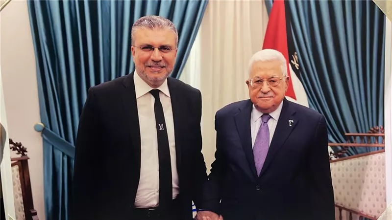 الرئيس الفلسطيني يستقبل رئيس اتحاد إذاعات دول منظمة التعاون الإسلامي
