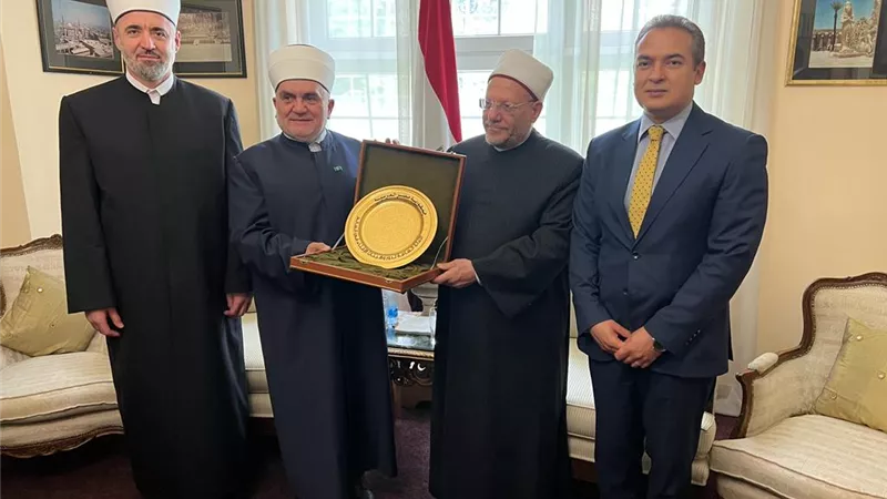 مفتي صربيا:ندين بالفضل لمصر ومنهج الأزهرهوالضامن لتحقيق الاستقرار