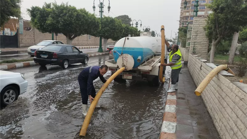 مياه المنيا ترفع درجة الاستعداد لمواجهة العواصف الترابية والامطار