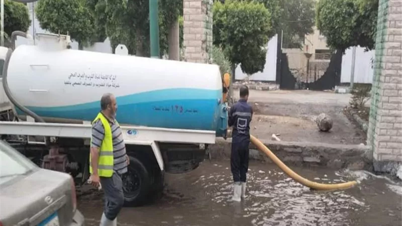 مياه المنيا ترفع درجة الاستعداد لمواجهة التقلبات والعواصف