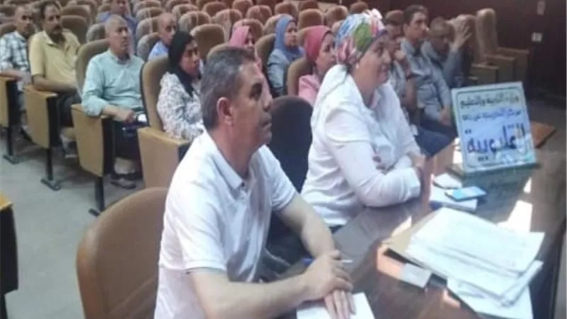 مدير ووكيل تعليم القليوبية يشاركان فى اجتماع حول الذكاء الاصطناعي