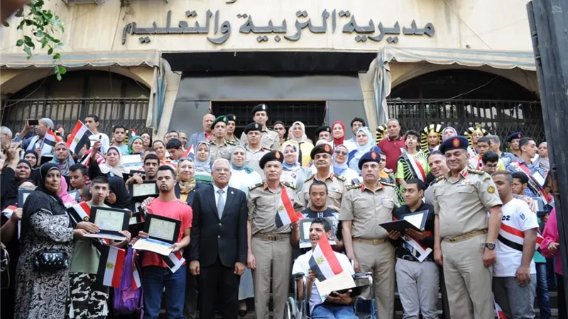 القوات المسلحة تقدم تيسيرات لطلبة مدارس التربية الفكرية من ذوى الهمم لإنهاء مواقفهم التجنيدية