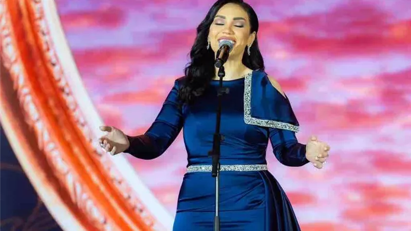 مي فاروق نمبر وان على تويتر بعد تألقها بجدة.. والجمهور عظمة يا ست