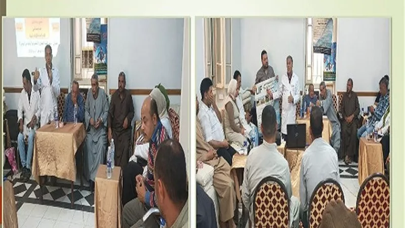 ندوة إرشادية للتوعية عن مرض الجلد العقدى بالشرقية