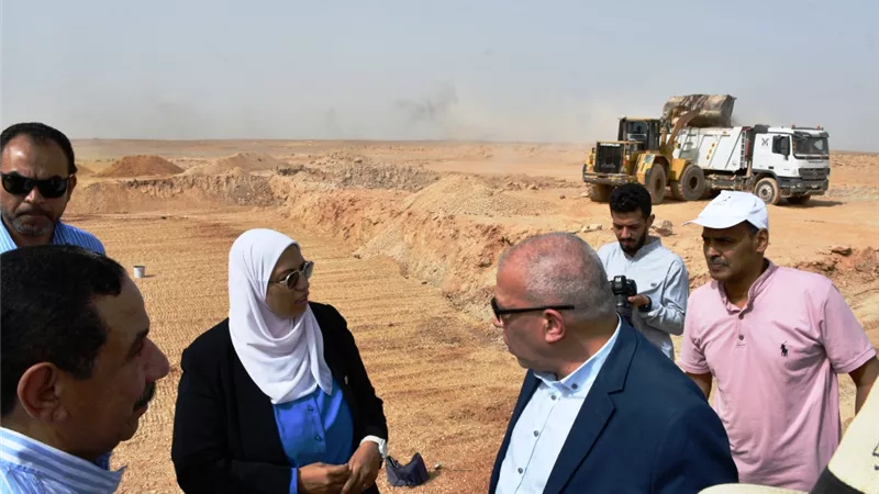 جولة تفقدية للمشروعات الجارية لهيئة تنمية الصعيد بأسوان