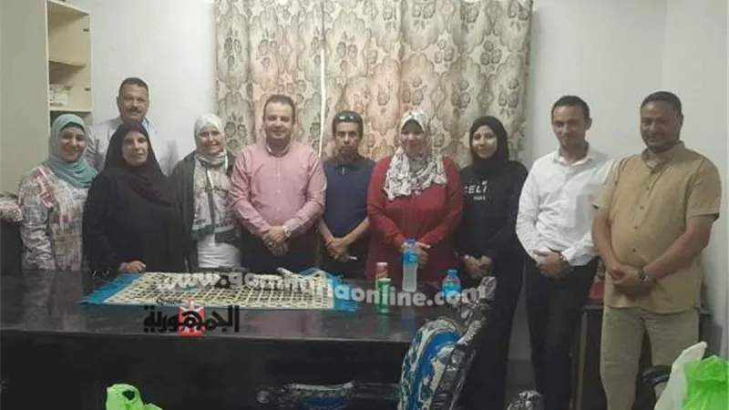 وحدة السكان بالسويس تنظم قافلة شاملة بجمعية العوامر قبلي