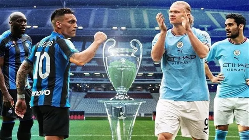 نهائي دوري أبطال أوروبا 2023.. مباراة مانشستر سيتي وإنتر ميلان القنوات الناقلة المفتوحة