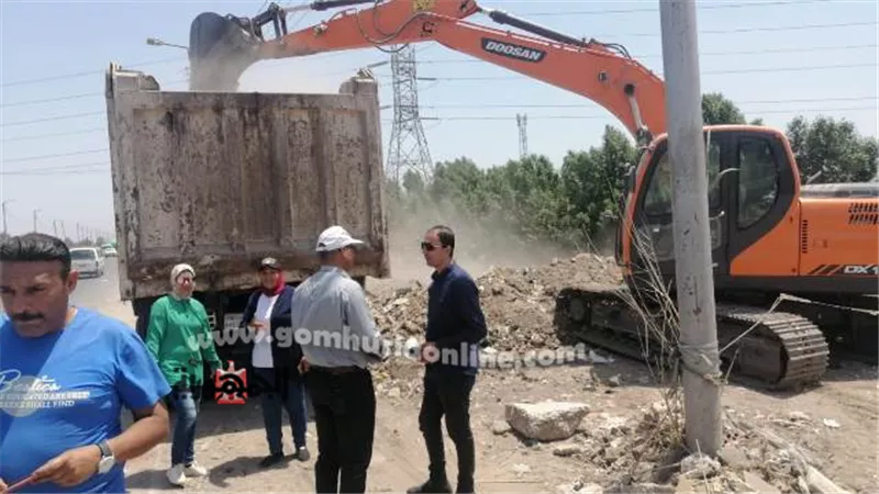 رفع 1700طن من القمامة و المخلفات الصلبة والاتربة بالدقهلية