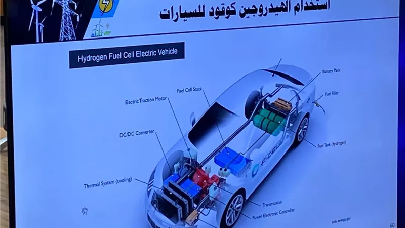 وزير الكهرباء: يمكن استخدام الهيدروجين كوقود للسيارات