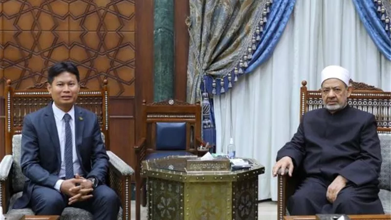 شيخ الأزهر يعرب عن سعادته بتقلد خريجي الأزهر الوافدين لمناصب كبرى