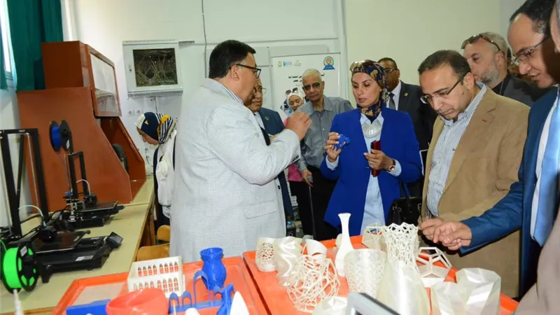 لجنة اختيار أفضل جامعة صديقة للبيئة ترصد تطوير البنية التحتية