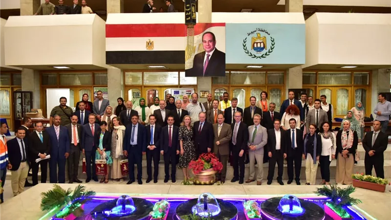 محافظ أسيوط يستقبل سفراء الاتحاد الاوروبي