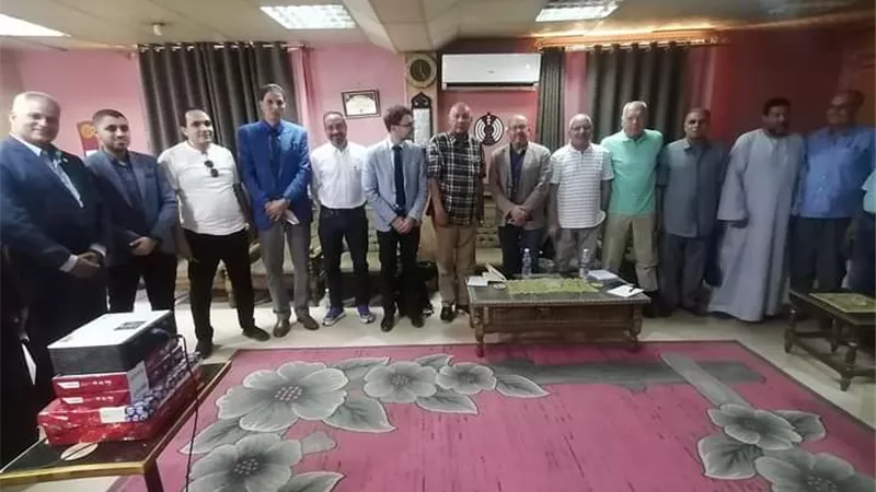 وفد ايطالي لتطوير سلالات الماشية وطرق الري الحديثة بسوهاج