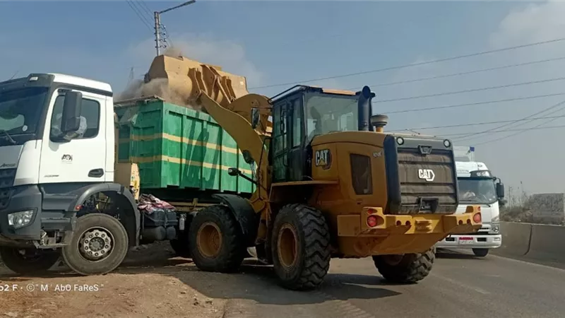 رفع 1020طن القمامة ومخلفات واتربة من شوارع المنصورة