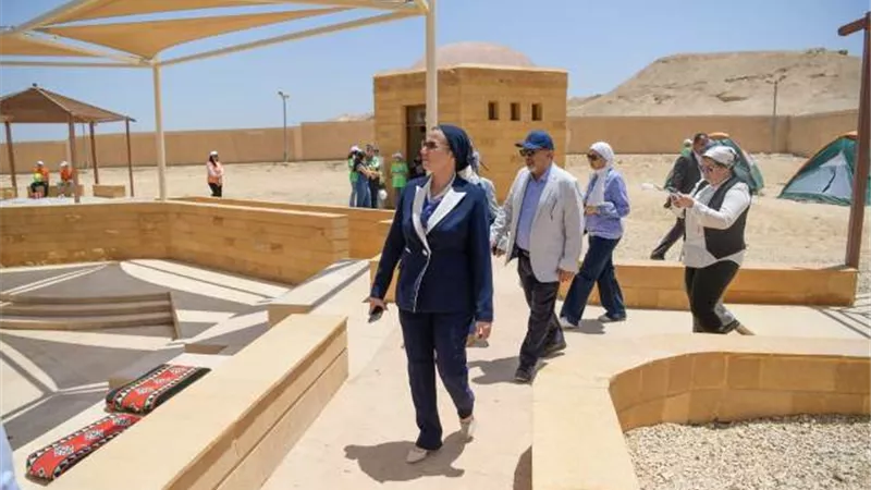 وزيرة البيئة تفتح أول نادى للعلوم بمحمية قبة الحسنة بمدينة أكتوبر