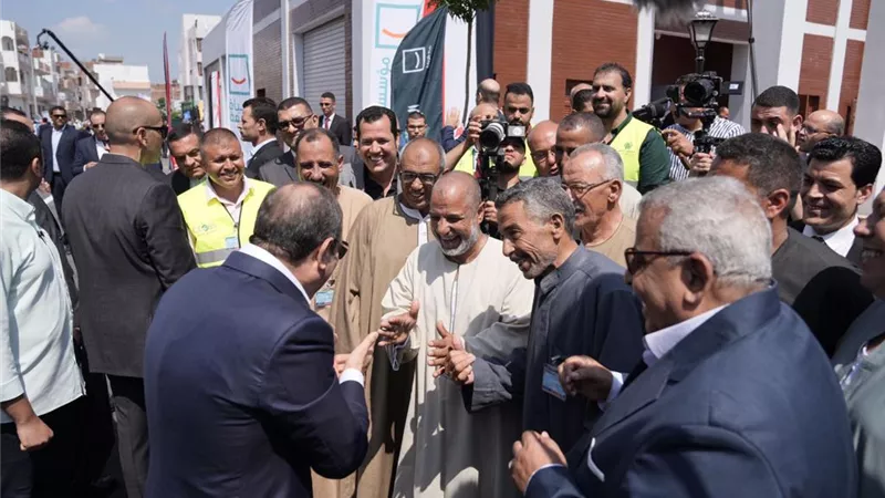 أهالي الابعدية للرئيس السيسي: الانجازات التي تحققت لم نكن نحلم بها