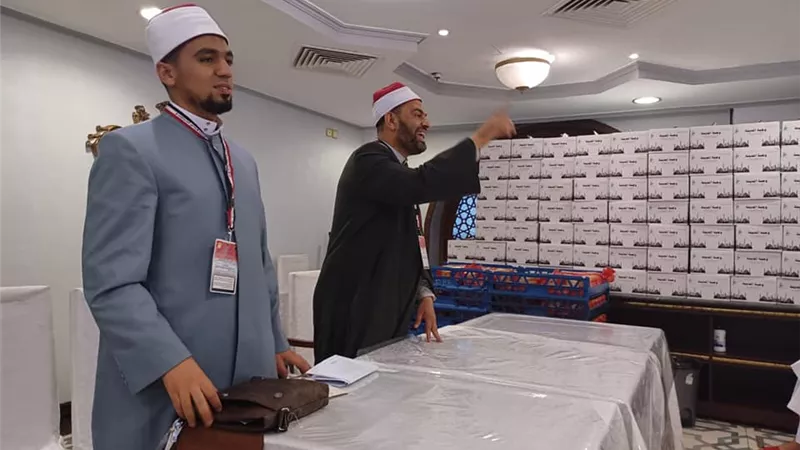 أئمة الأوقاف يلقون أولى محاضرات بعثة الحج المصرية بالمدينة المنور