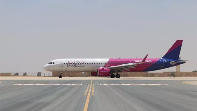 مطار سفنكس الدولي يستقبل أولى رحلات شركة Wiz Air