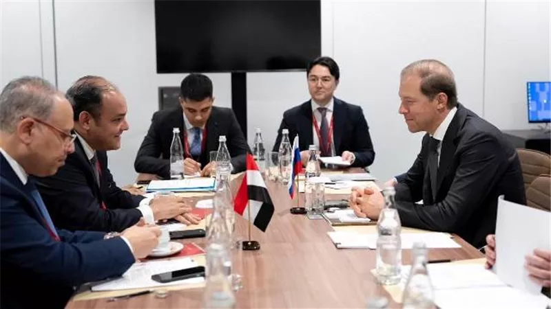 وزير التجارة يبحث مع كبرى الشركات الروسية فرص التعاون المشترك